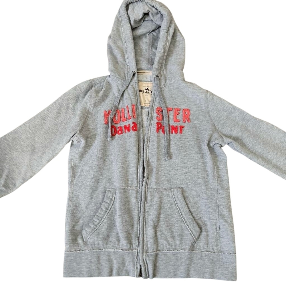 Vintage Y2K Hollister Full-Zip Hoodie